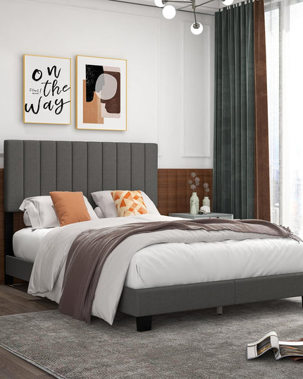 Giantex Queen Size Platform Bed Frame