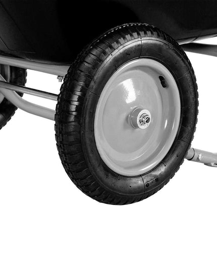 Giantex 2 Tire Wheelbarrow Yard Garden Cart 330Lbs Load Capacity