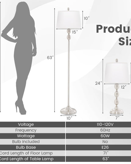 Giantex 3 Pack Lamp Set
