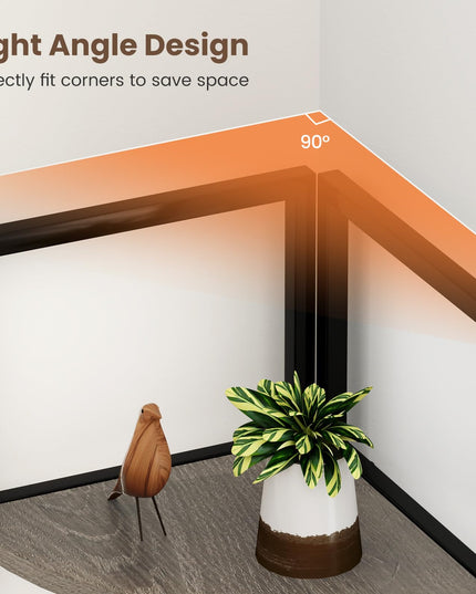Giantex 5-Tier Corner Shelf, 63" Tall Corner Bookshelf, Freestanding Storage Rack w/Metal Frame
