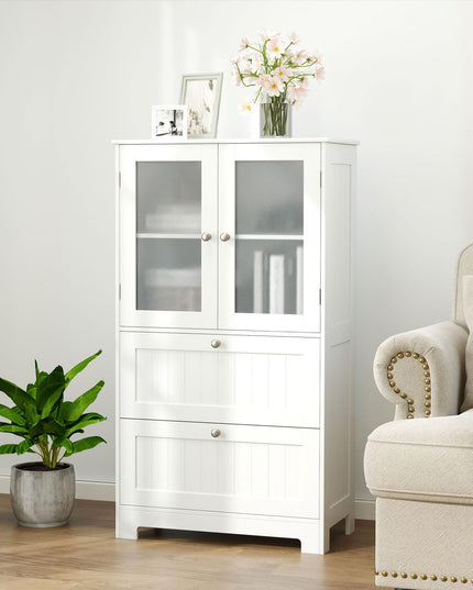 Giantex Bathroom Storage Cabinet w/2 Large Drawers