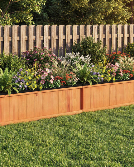 Giantex Outdoor Raised Garden Bed Set of 1/2 (40” x 13” x 12” )