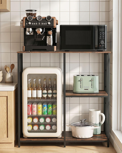 Giantex Kitchen Bakers Rack with Open Shelves