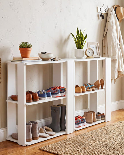 Giantex White Shoe Rack for Closet