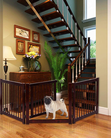 24 inch Configurable Dog Gate with Door