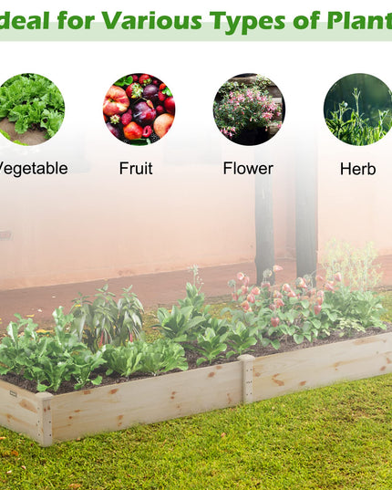 Giantex Wooden Raised Garden Bed
