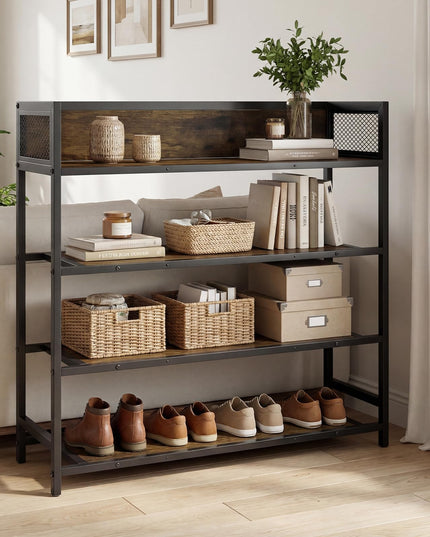 Giantex 4-Tier Shoe Rack Industrial Shoe Storage Organizer