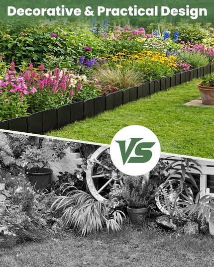 Giantex 70 Pcs Garden Landscape Edging Border