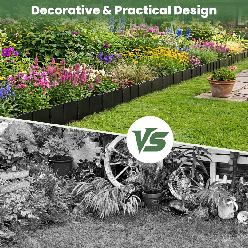 Giantex 70 Pcs Garden Landscape Edging Border