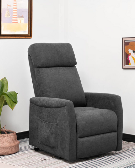 Giantex Power Lift Recliner Chair for Elderly, Ergonomic Lounge Chair