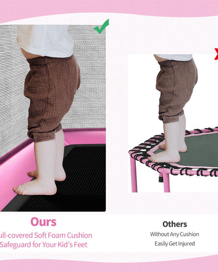 Giantex 6 FT Trampoline for Kids with Swing