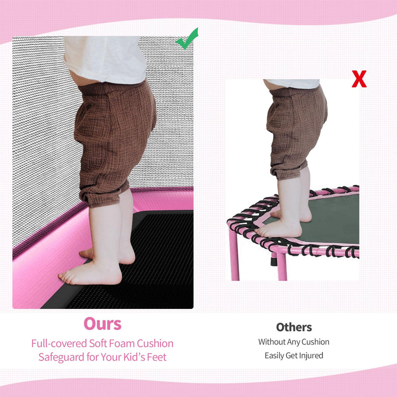 Giantex 6 FT Trampoline for Kids with Swing