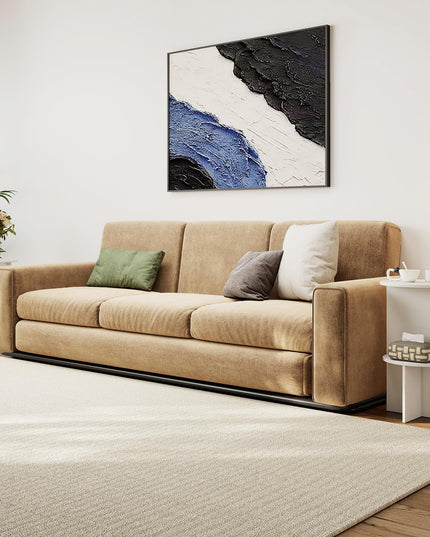 Giantex Round End Tables with Storage Shelf | Modern Night Stands for Small Space