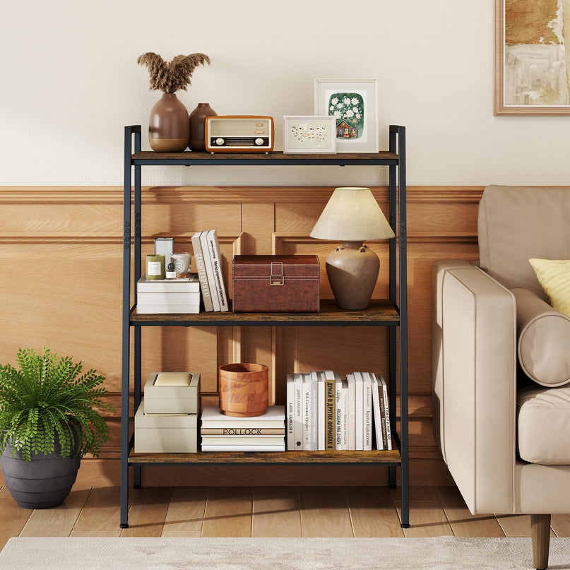 GIANTEX 3-Tier Ladder Shelf & Corner Shelf Set