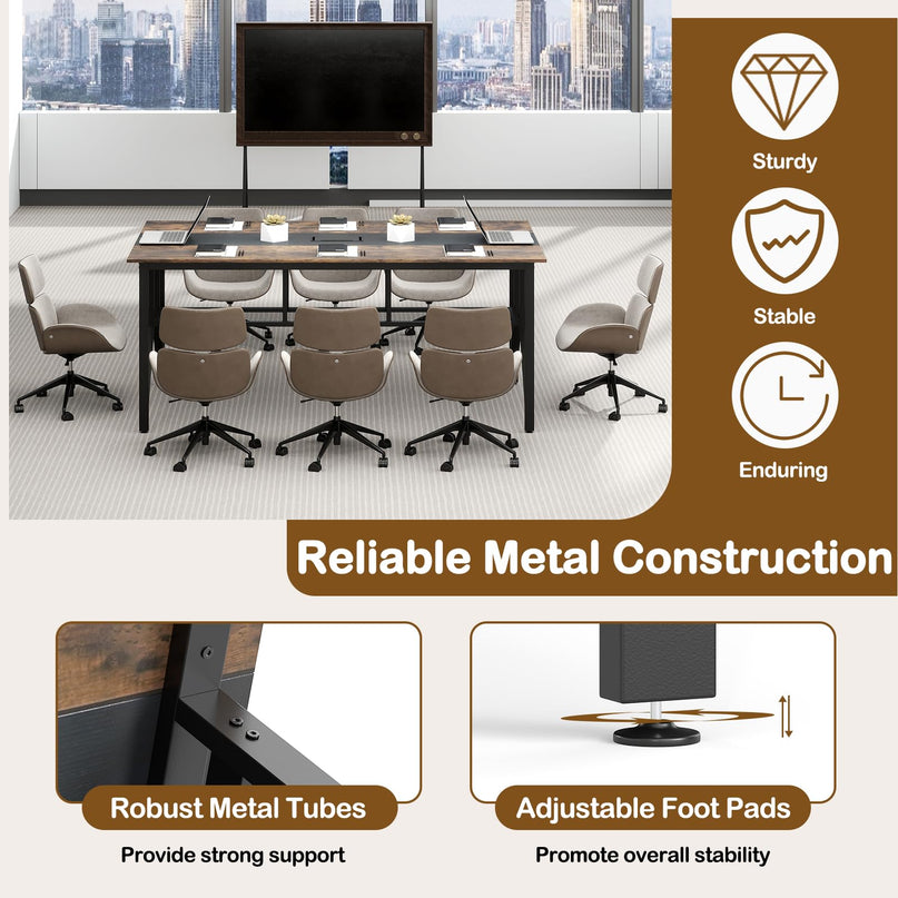Giantex 6 FT Conference Table for 6-8 People for Office