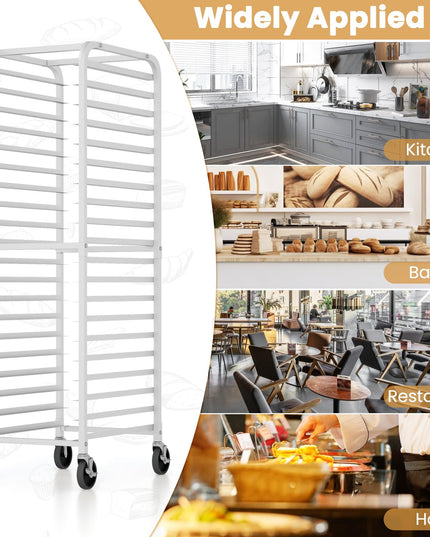 Giantex 20-Tier Kitchen Bun Pan Sheet Rack