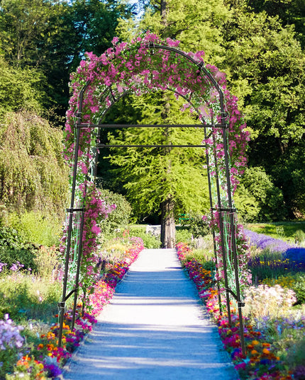 Garden Arch Trellis for Climbing Plants - Giantex