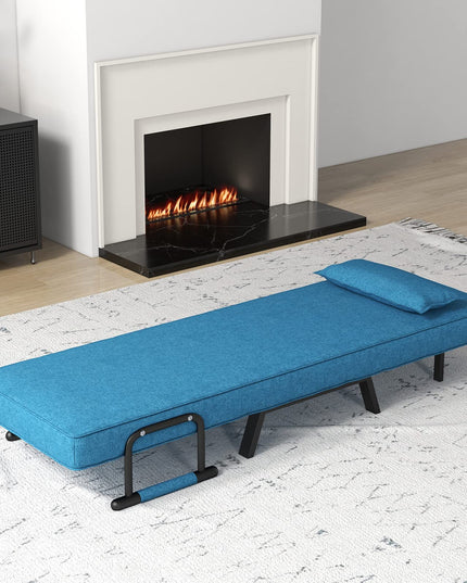 Giantex Convertible Sofa Bed, 4-in-1 Sleeper Chair with Pillow