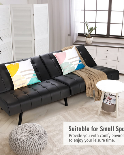 Giantex Convertible Sofa Bed, Futon Sleeper Couch