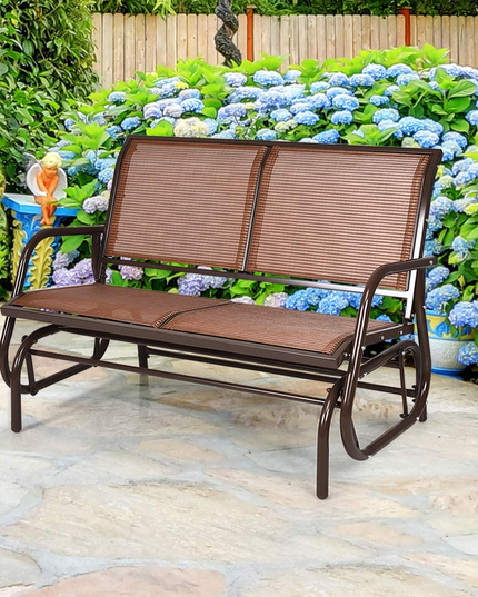 Giantex Swing Glider Chair 48 Inch with Spacious Space