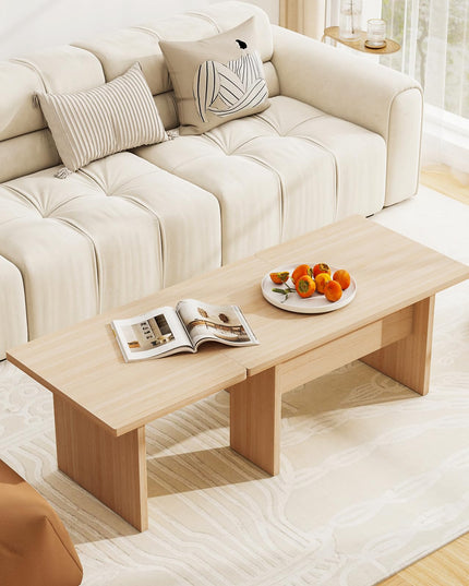 Giantex L Shaped Coffee Table Set of 2 for Small Spaces Apartment