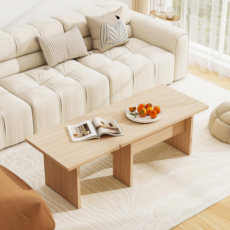Giantex L Shaped Coffee Table Set of 2 for Small Spaces Apartment