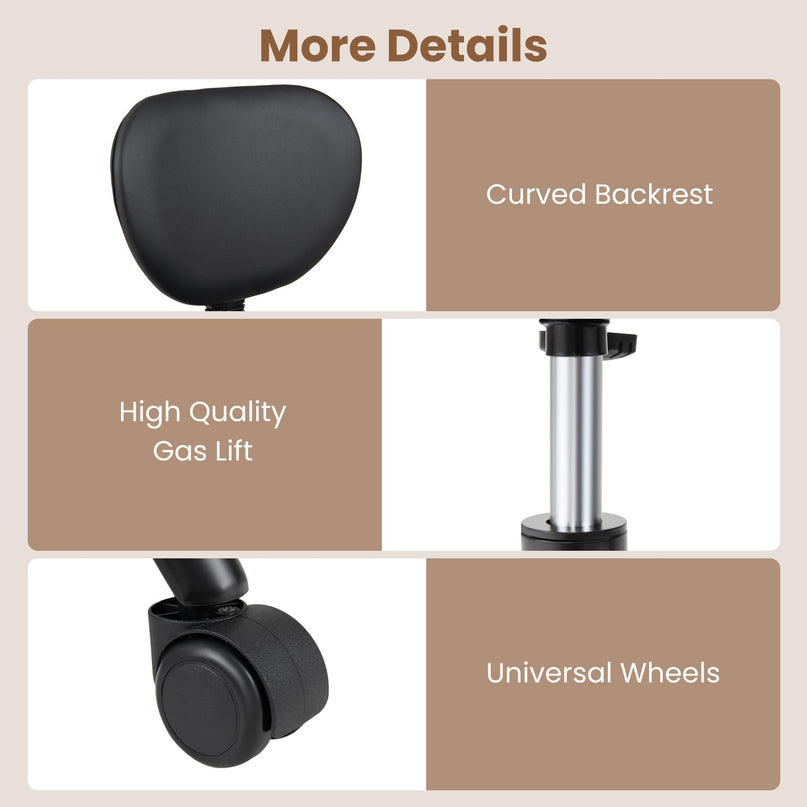 Giantex Ergonomic Criss Cross Meditation Chair with Wheels