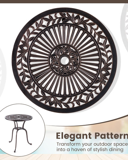 Giantex 24” Patio Bistro Table