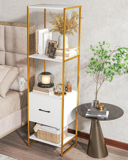Giantex Bookshelf with Drawer
