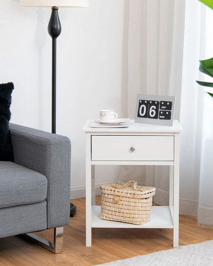 Multifunctional Bedside Sofa Side Table, Accent Home Furniture w/Stable Frame