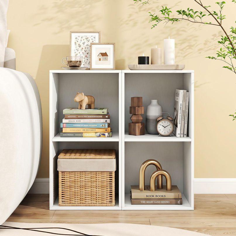 Giantex 2/3-Cube Modern Bookcase, Vertical or Horizontal