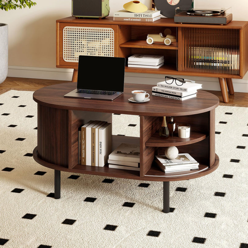 Giantex Oval Coffee Table