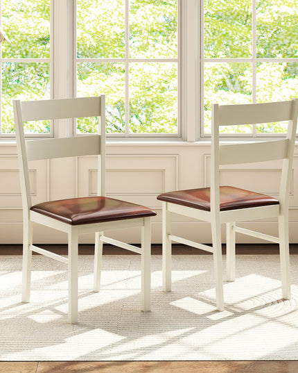 Giantex Wooden Dining Chairs Set for Dining Living Room Home