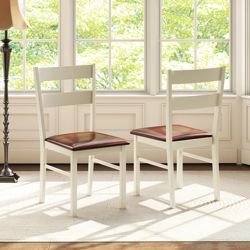Giantex Wooden Dining Chairs Set for Dining Living Room Home