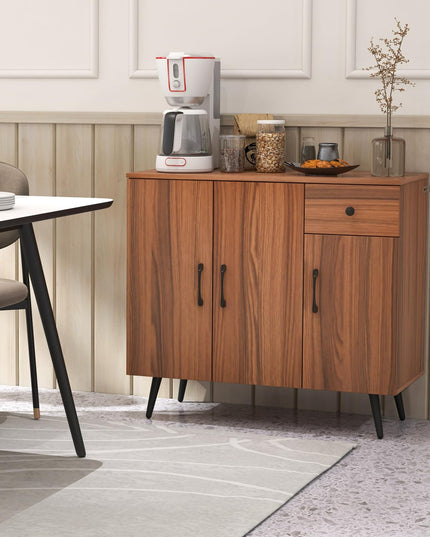 Giantex Buffet Cabinet with Storage, Sideboard Cabinet w/ 3 Doors