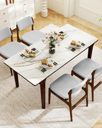 Giantex Modern Padded Dining Chairs Set of 2/4 Upholstered Kitchen Chairs