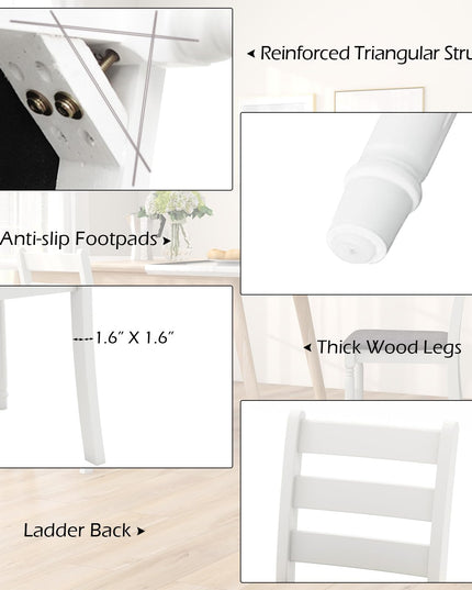 Giantex Wooden Dining Chairs Set