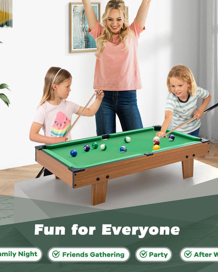 Giantex 4-in-1 Multi Game Table, Combo Foosball Game Table Top w/Billiards, Ping Pong, Push Hockey for Home, Game Room