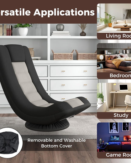 Giantex Floor Chair with Back Support, 4-Position Adjustable Back, Lazy Sofa Chair, Meditation Chair