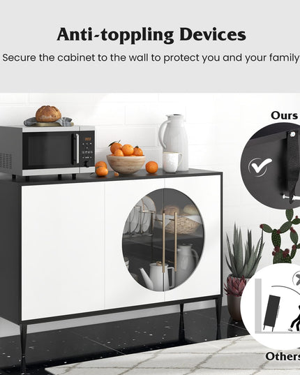Giantex Large Buffet Cabinet with Storage