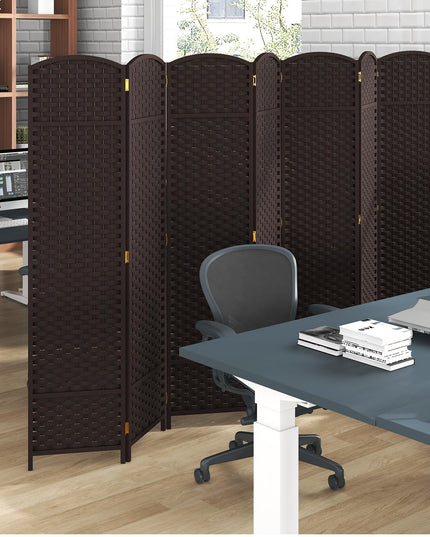 Giantex Room Divider 8 Panel, 5.6ft Folding Privacy Screen