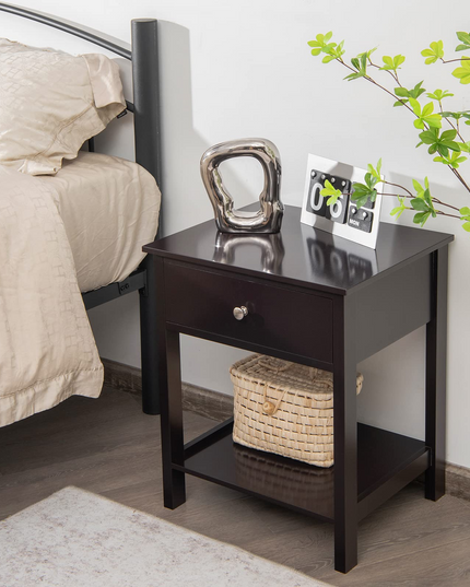 Multifunctional Bedside Sofa Side Table, Accent Home Furniture w/Stable Frame