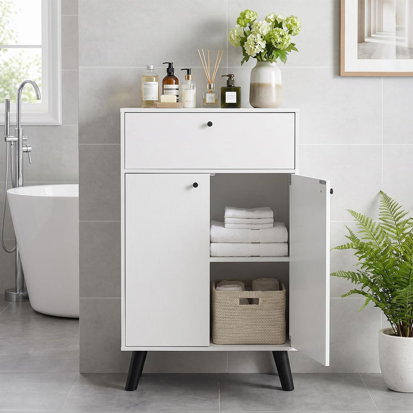 Giantex Kitchen Buffet Cabinet with 1 Drawer 2 Doors & Adjustable Shelf