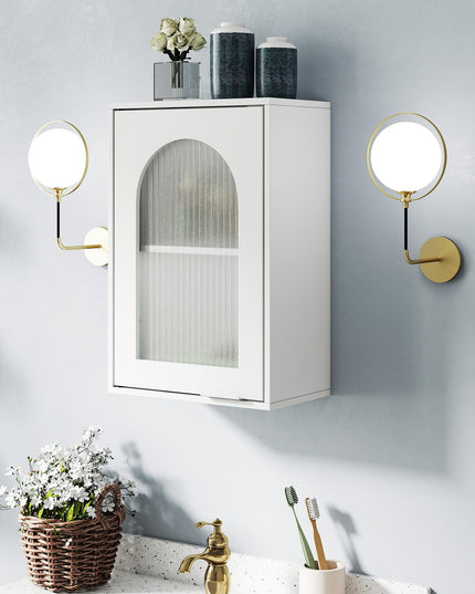 Giantex Wall Mounted Bathroom Cabinet for Living Room Laundry