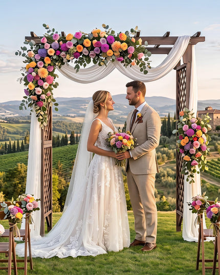 Giantex 216cm Garden Arch Trellis