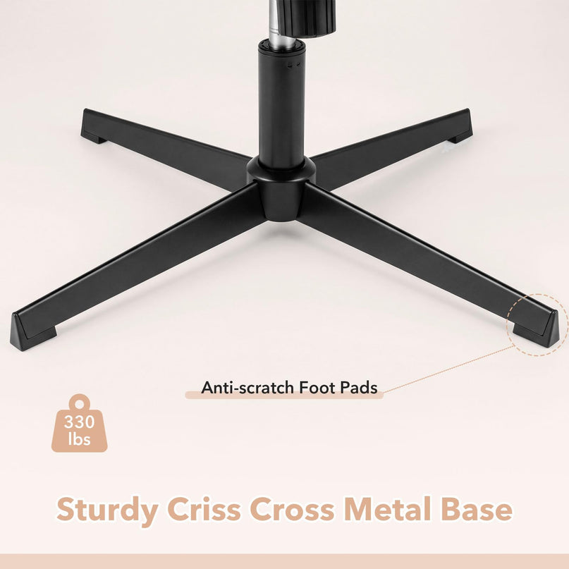 Chaise ergonomique Giantex Criss-Cross avec accoudoirs relevables