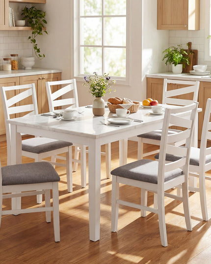 Giantex Kitchen Chairs with Tall Backrests for Dining Room