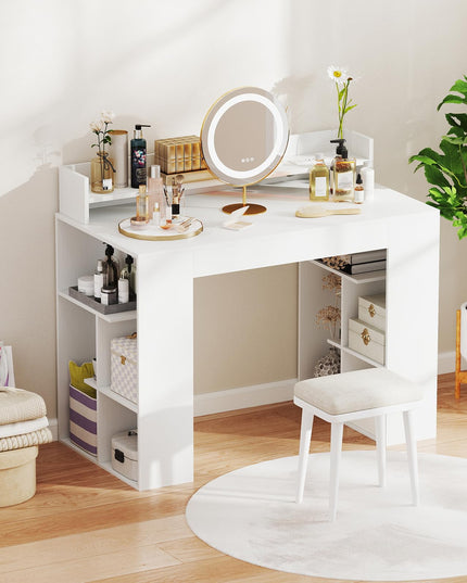 Giantex 43" Home Office Computer Desk with Charging Station