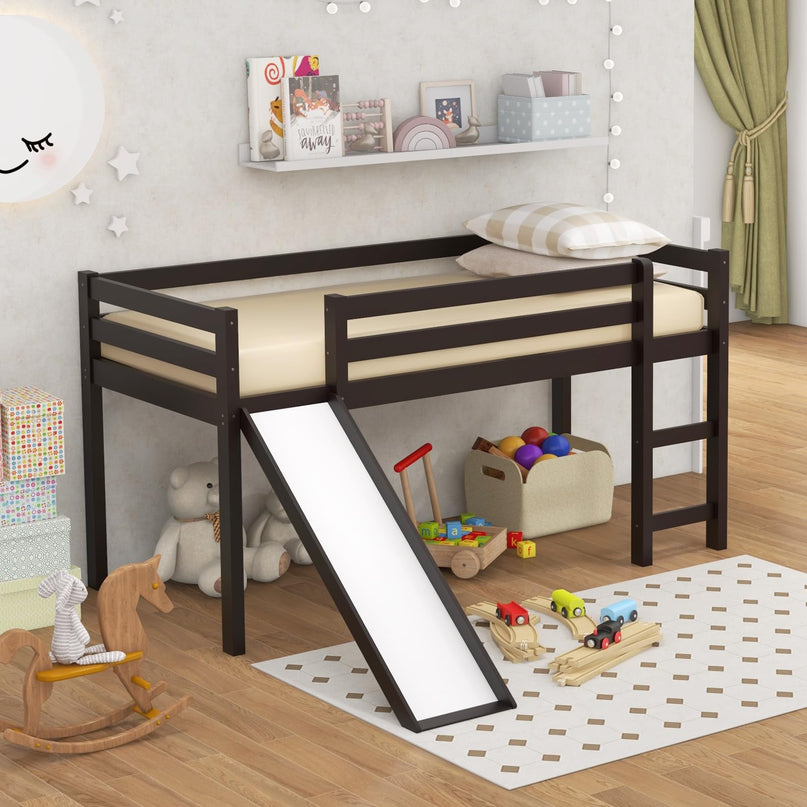 Giantex Loft Bed with Slide