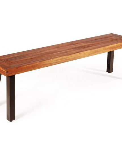 Giantex Set of 2 Outdoor Bench, Acacia Wood Patio Seating (2)
